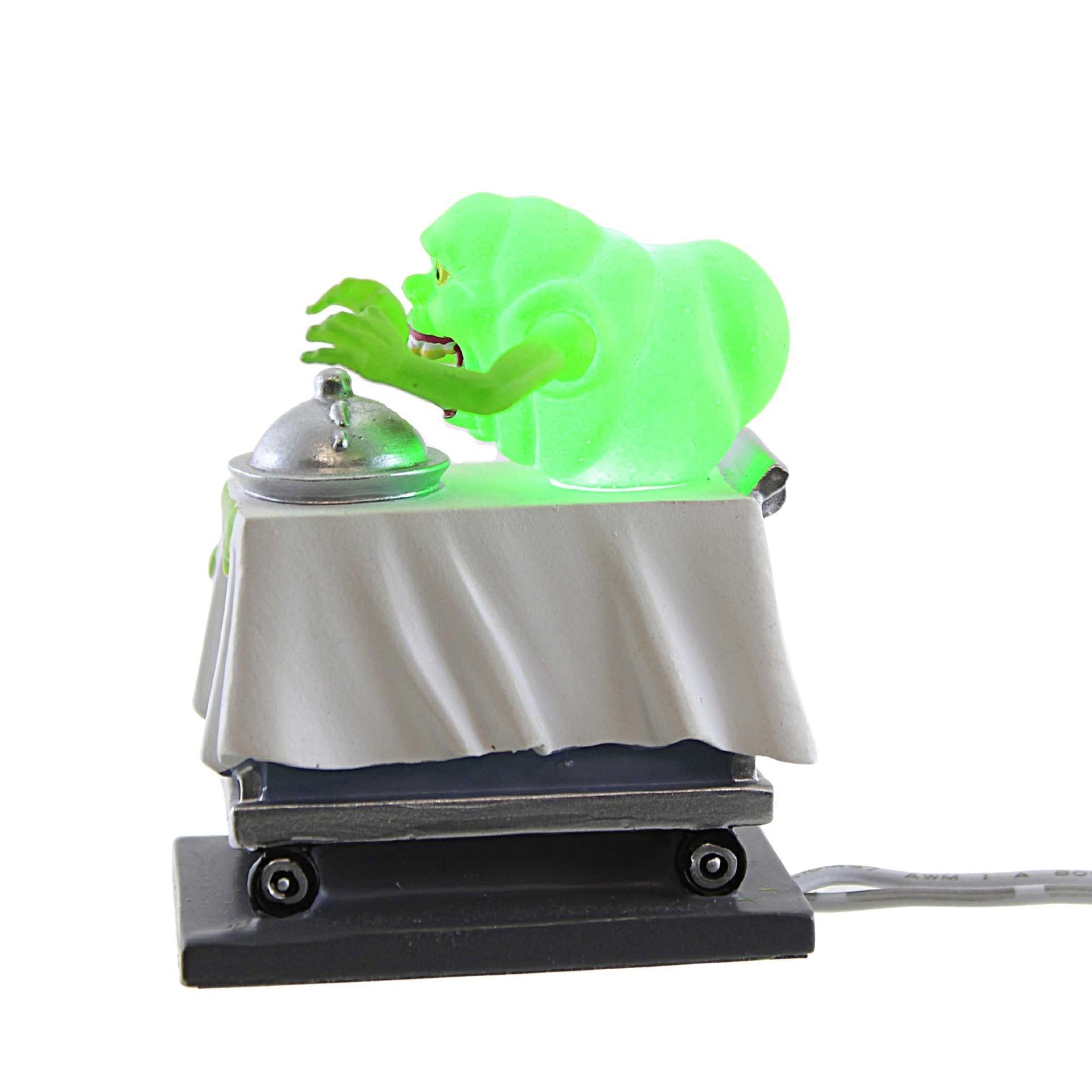 Department 56 Ghostbusters Village Accessories Slimer on Meal Cart Lit Figurine, 2.56" H