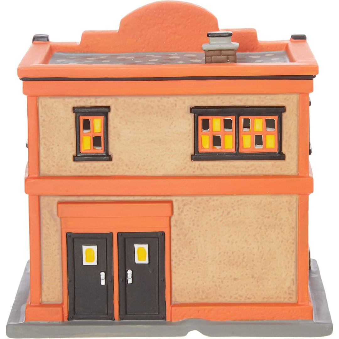 Department 56 Harley Davidson Village Clubhouse Lit House Box Set