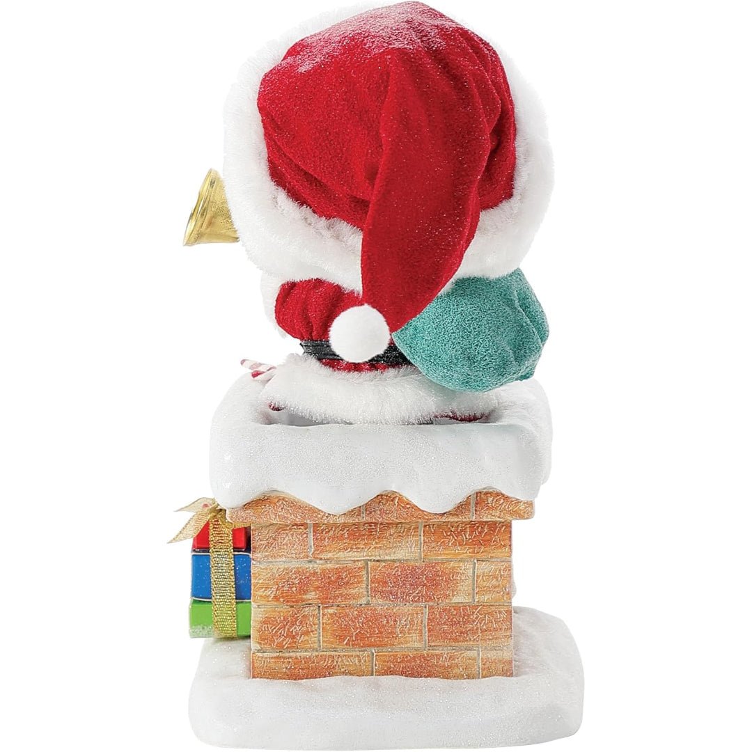 Department 56 Possible Dreams Peanuts Santa Snoopy on The Rooftop Figurine, 8"