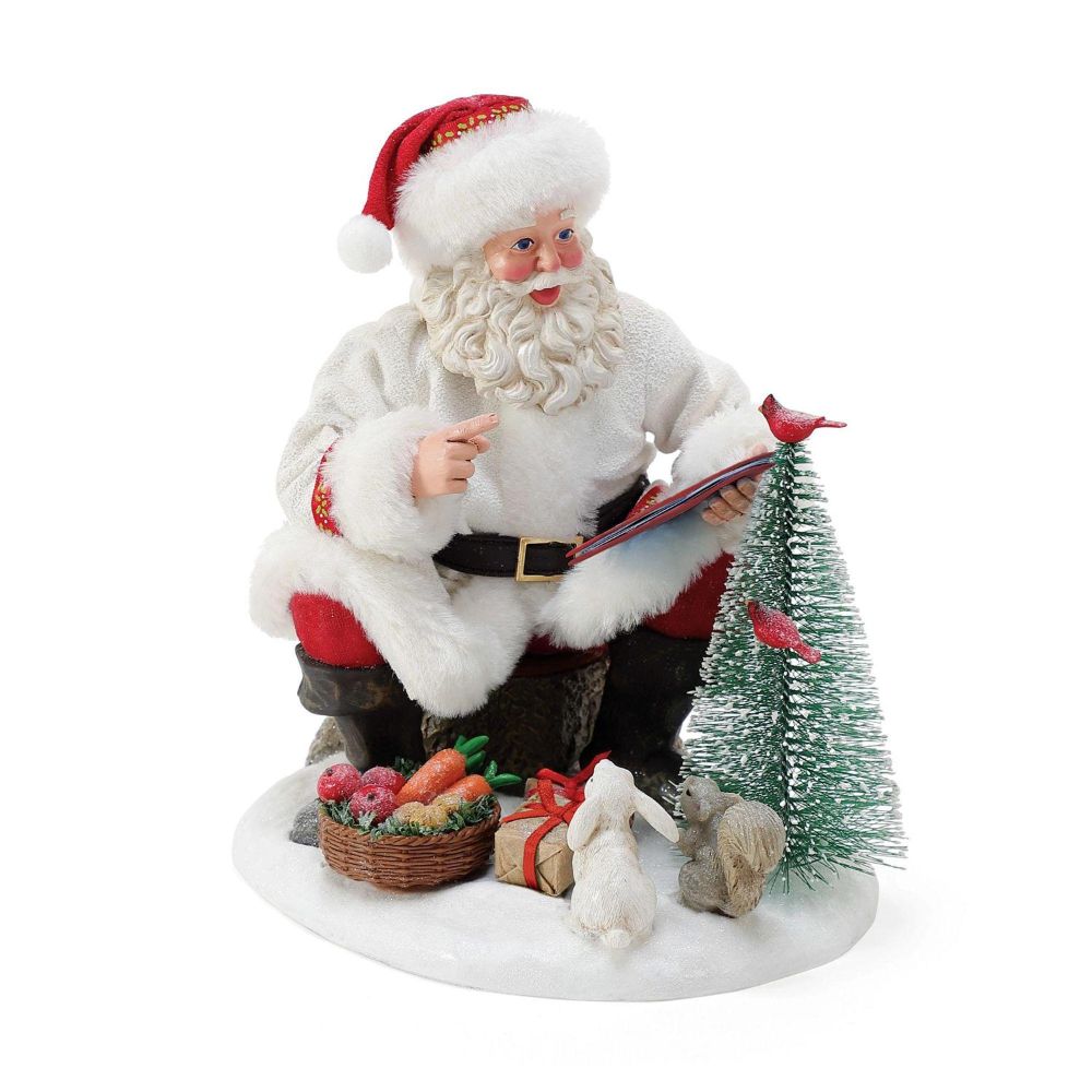 Department 56 Possible Dreams Santa Christmas Traditions Forest Tales Figurine