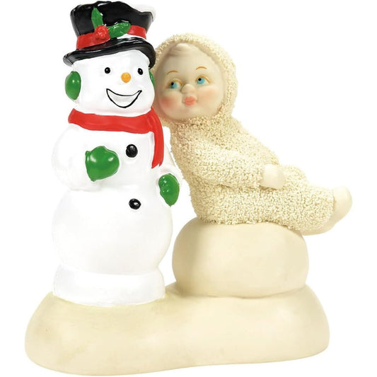 Department 56 Snowbabies Christmas Jubilee Light Me Up Snowman Lit Figurine, 4.33"