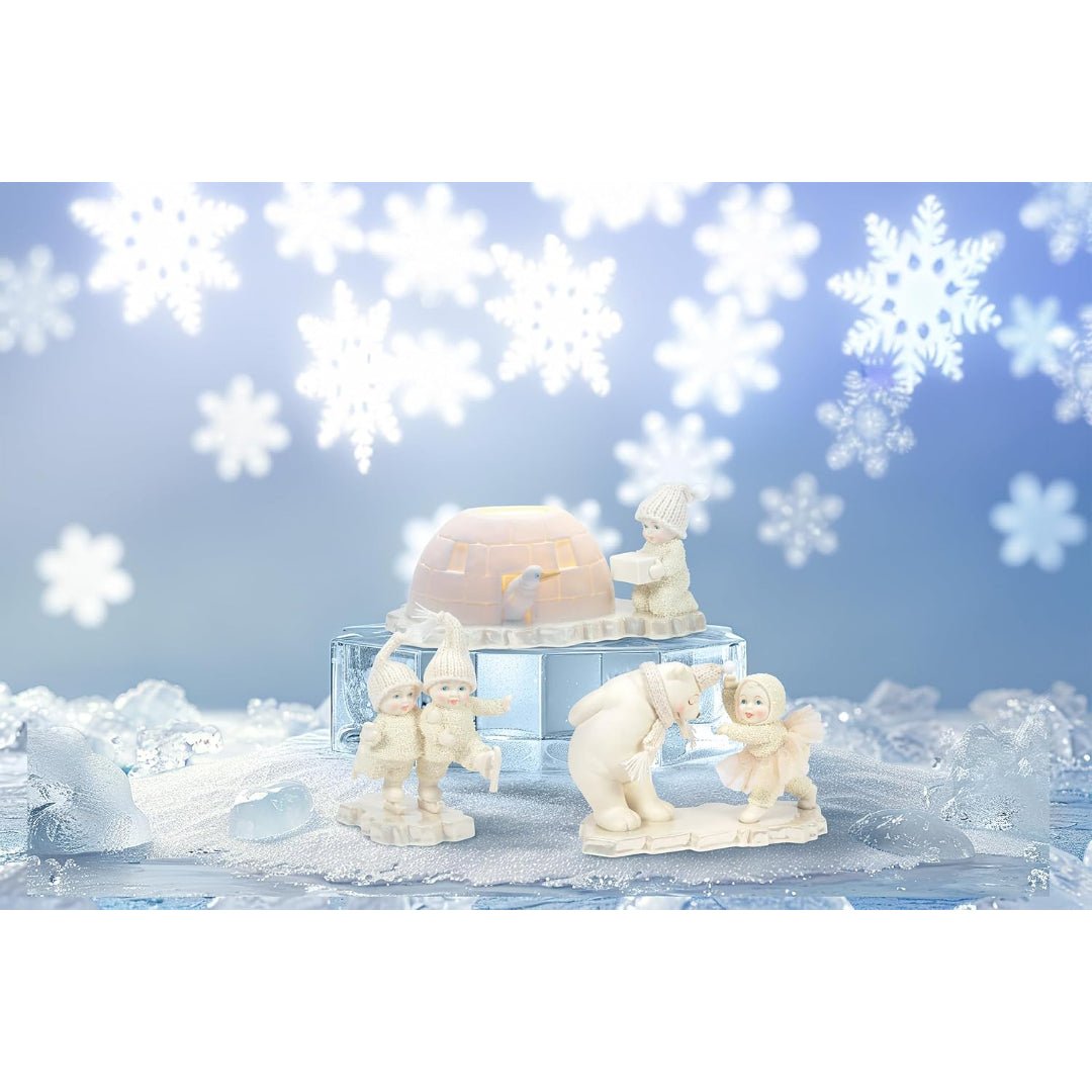 Department 56 Snowbabies Polar Shores Warm in My Igloo Lit Figurine, 3.19"