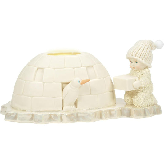 Department 56 Snowbabies Polar Shores Warm in My Igloo Lit Figurine, 3.19"