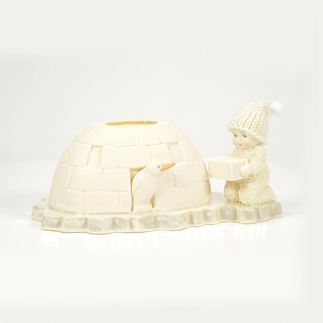 Department 56 Snowbabies Polar Shores Warm in My Igloo Lit Figurine, 3.19"