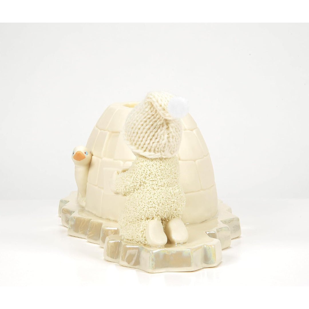 Department 56 Snowbabies Polar Shores Warm in My Igloo Lit Figurine, 3.19"