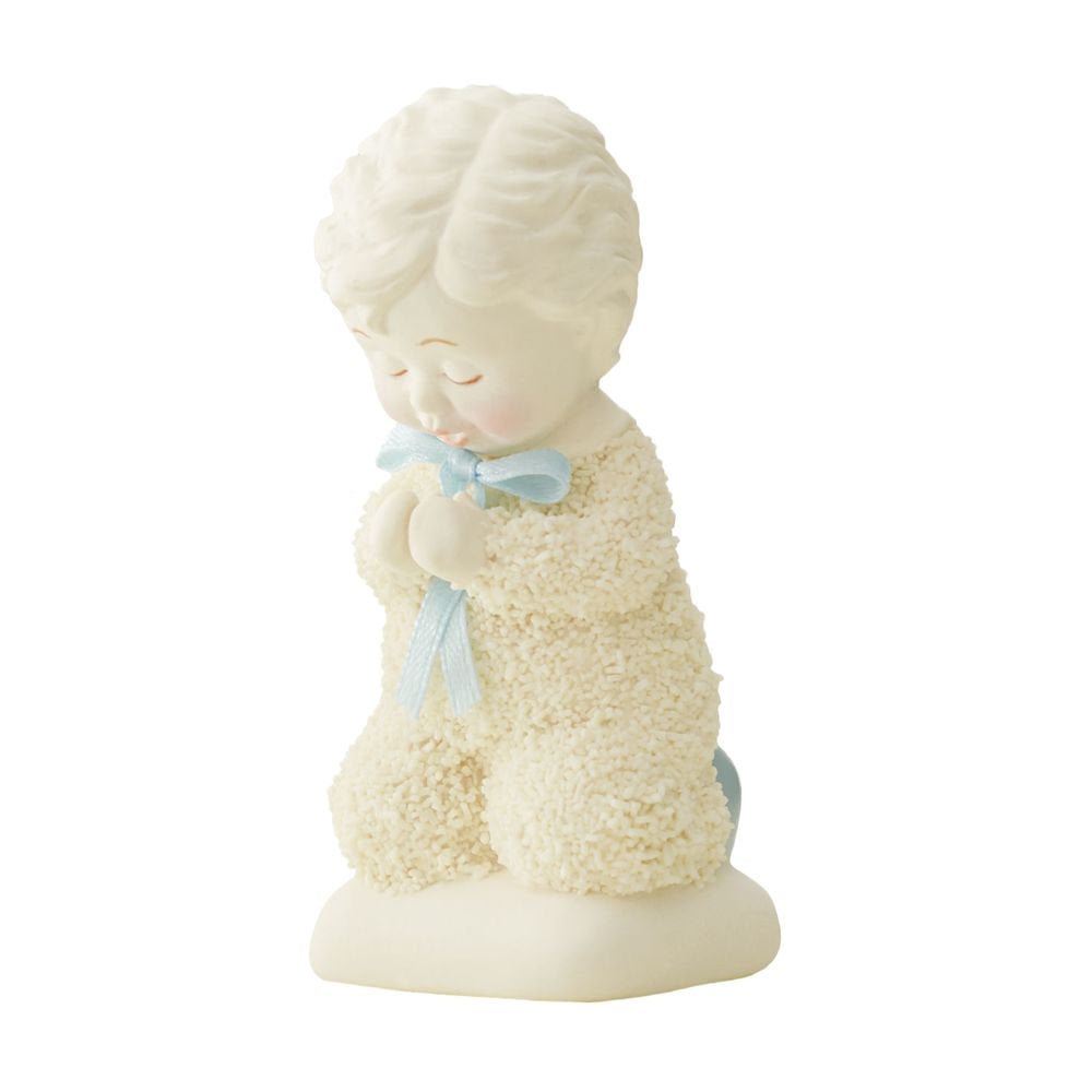 Department 56 Snowbabies Saying Prayers, Boy Figurine, 3.5"