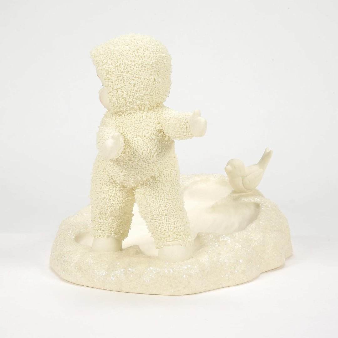 Department 56 Snowbabies Snow Fun Making a Snow Angel Figurine, 4.45"