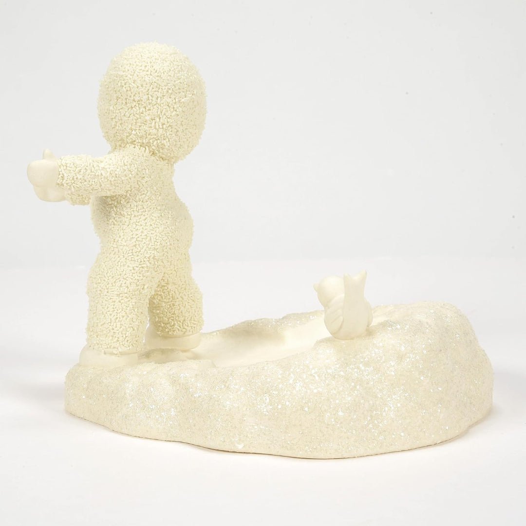 Department 56 Snowbabies Snow Fun Making a Snow Angel Figurine, 4.45"