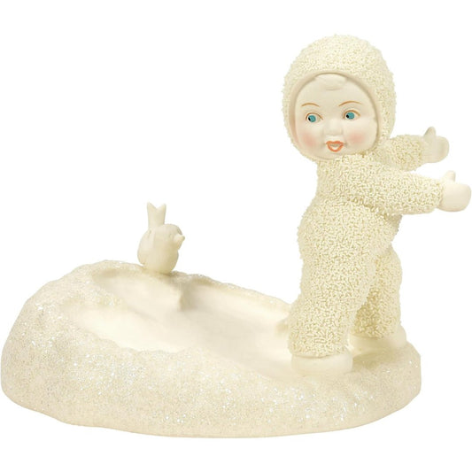 Department 56 Snowbabies Snow Fun Making a Snow Angel Figurine, 4.45"