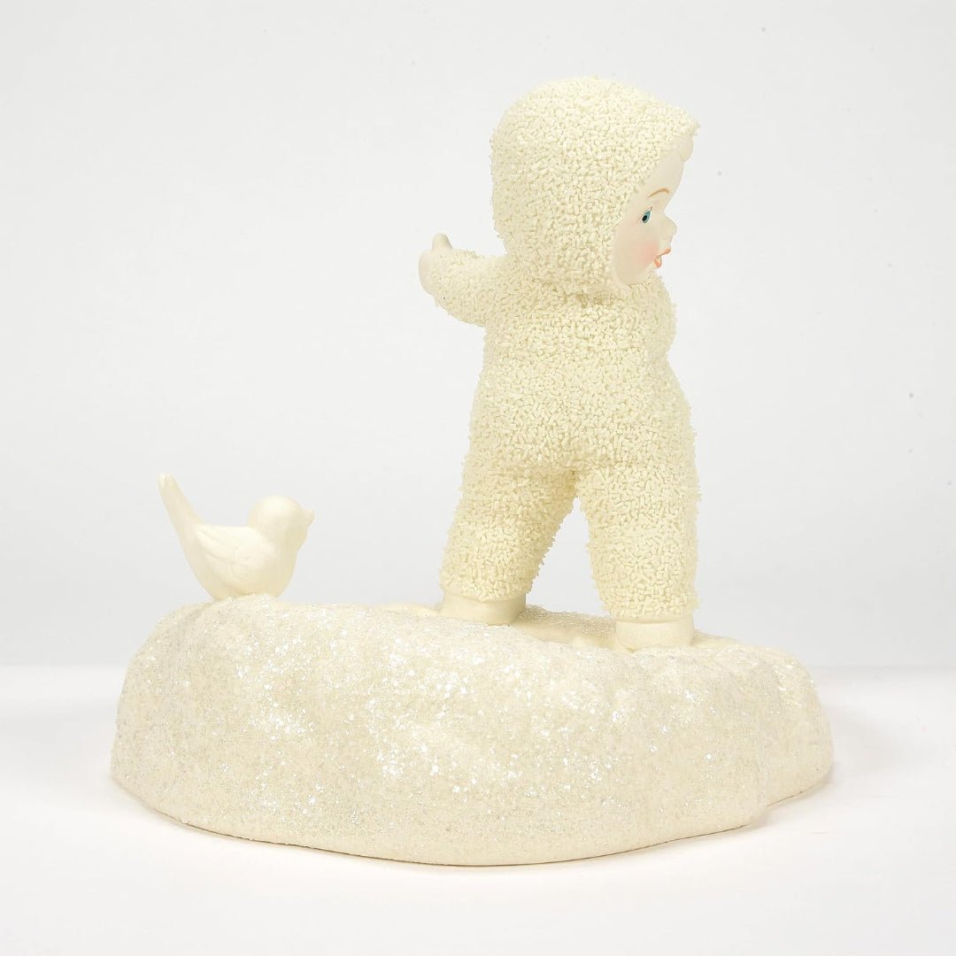 Department 56 Snowbabies Snow Fun Making a Snow Angel Figurine, 4.45"
