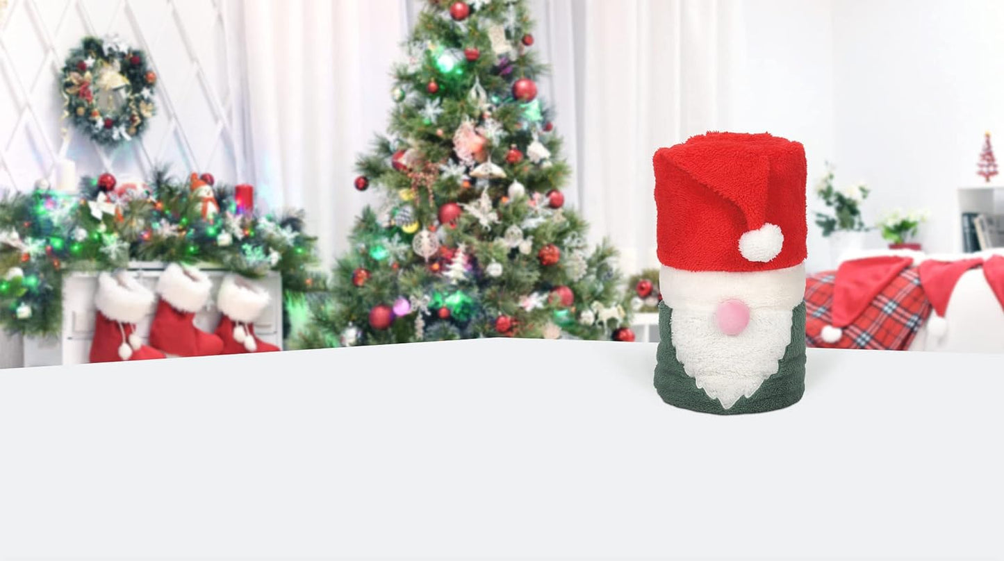 Department 56 Snowpinions Snow Throw Gnome Super Soft Fleece Blanket, 45"x60"