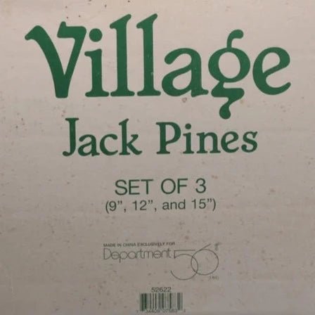 Department 56 Village Jack Pines (Set of 3)