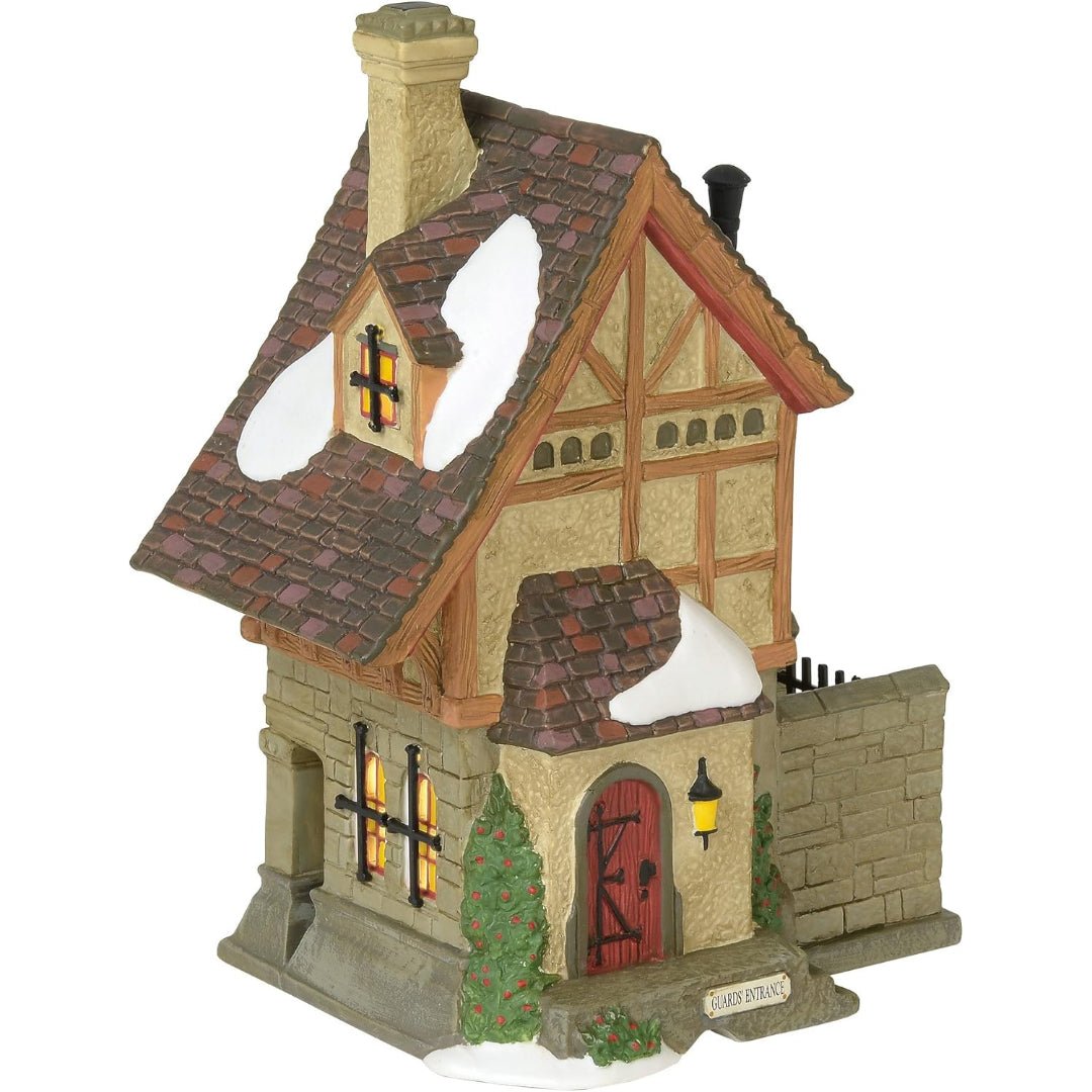 Dept. 56 Dickens Village Marshalsea Debtors Prison Lit Building, 7.5"