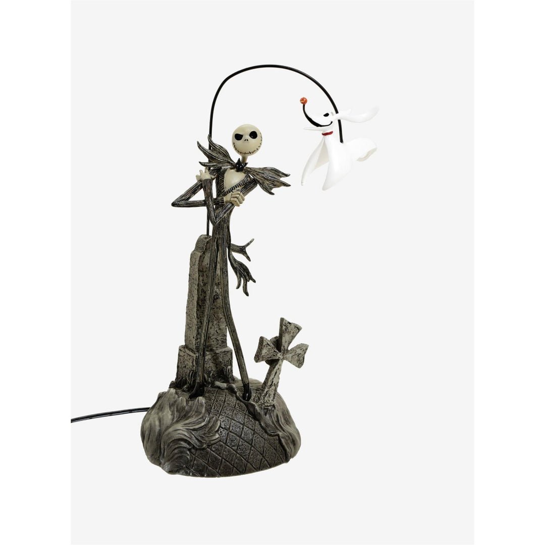 Dept 56 Nightmare Before Christmas Jack with Zero in Graveyard Figurine, 11.5"