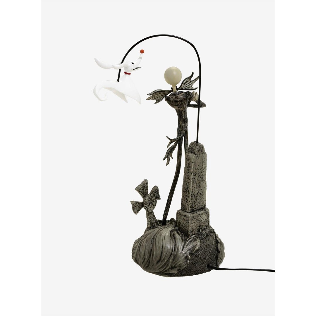 Dept 56 Nightmare Before Christmas Jack with Zero in Graveyard Figurine, 11.5"
