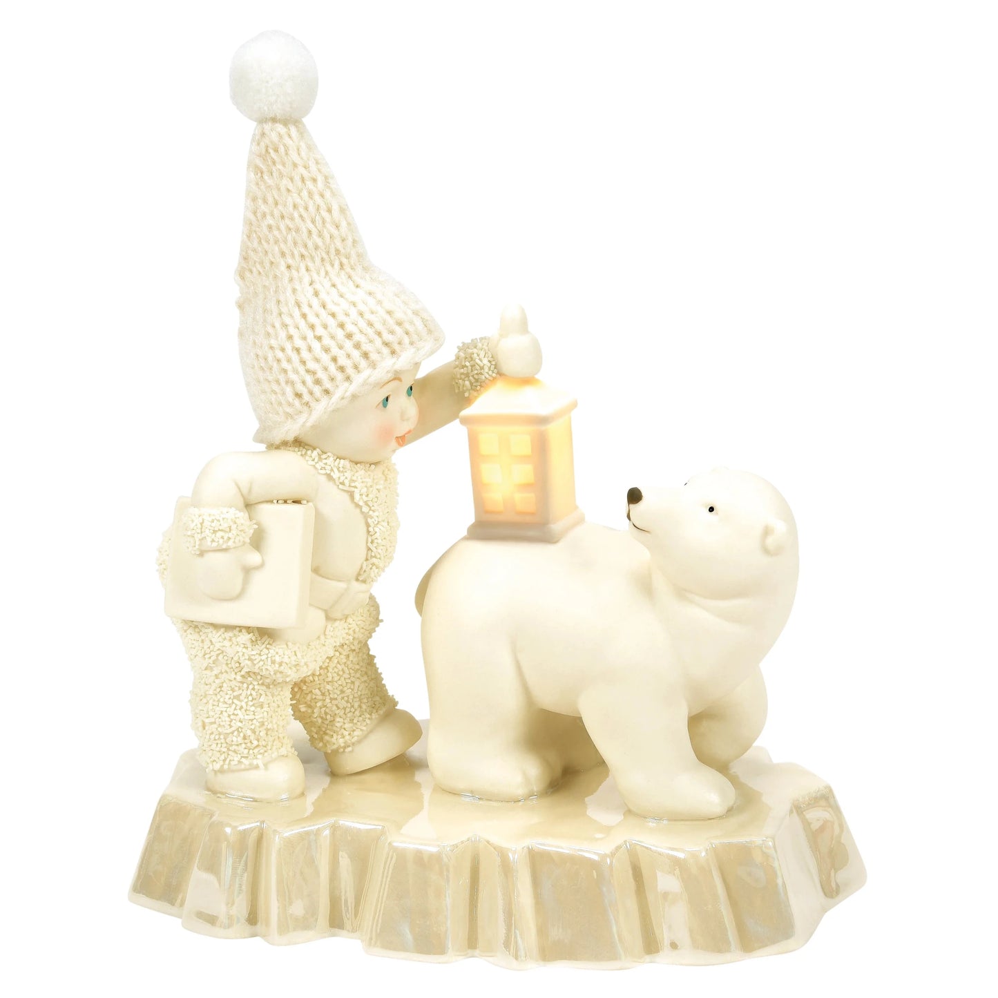 Dept. 56 Snowbabies Classic Snowbabies Polar Illumination Figurine, 5.9"