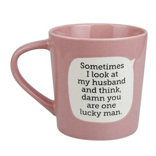 Dirty Mud Lucky Husband Mug, 16 oz