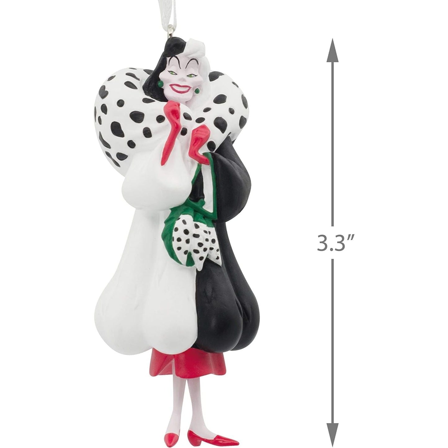 Disney 101 Dalmatians Cruella De Vil Hallmark Ornament