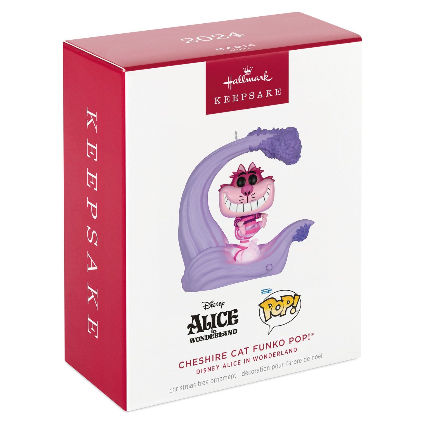 Disney Alice in Wonderland Cheshire Cat Funko POP! 2024 Keepsake Ornament