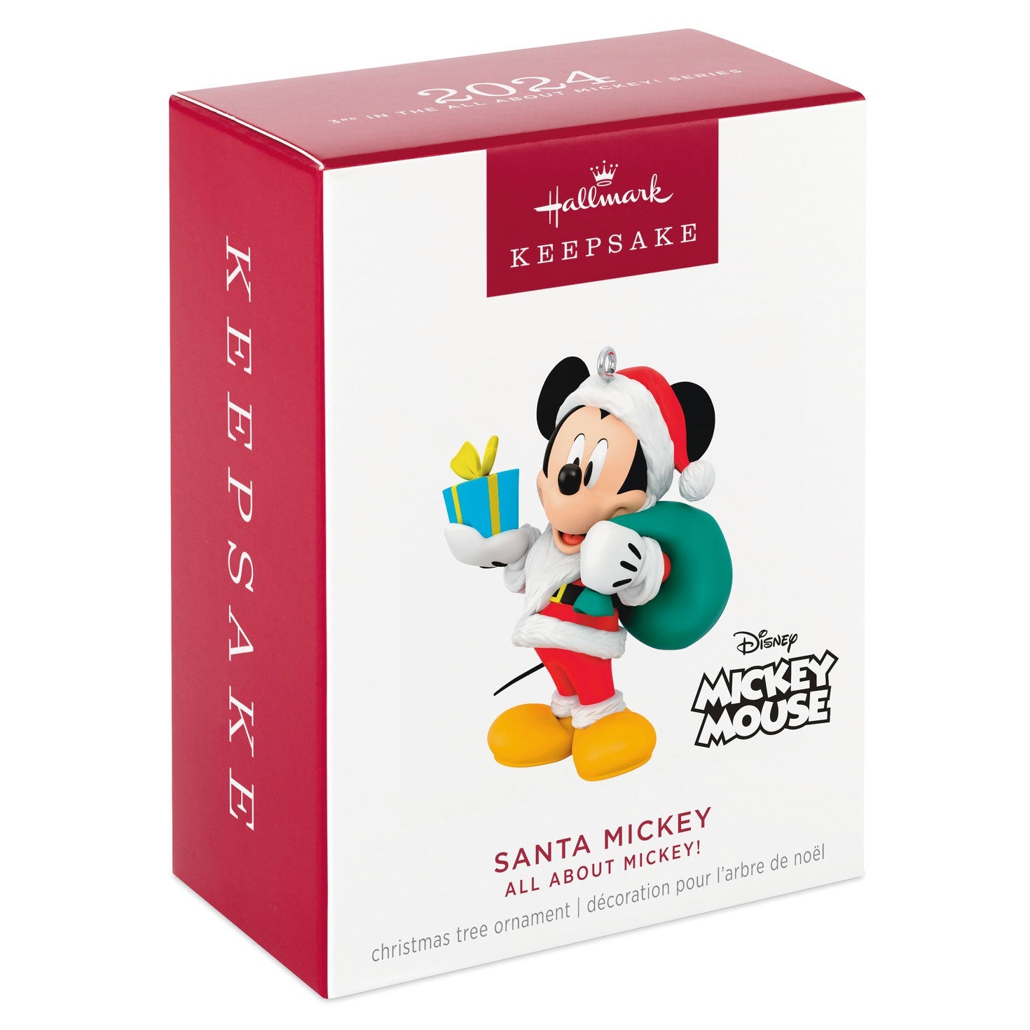 Disney All About Mickey! #3 Santa Mickey 2024 Keepsake Ornament