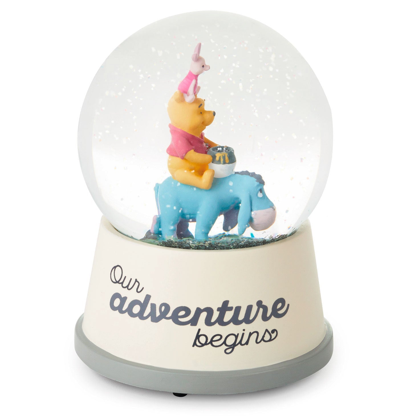 Disney Baby Winnie the Pooh Our Adventure Begins Musical Snow Globe