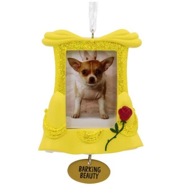 Disney Beauty and the Beast Belle Pet Photo Frame Hallmark Ornament