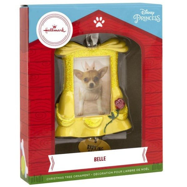 Disney Beauty and the Beast Belle Pet Photo Frame Hallmark Ornament