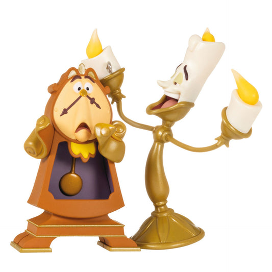 Disney Beauty and the Beast Lumiere and Cogsworth, Limited 2023 Keepsake Ornament