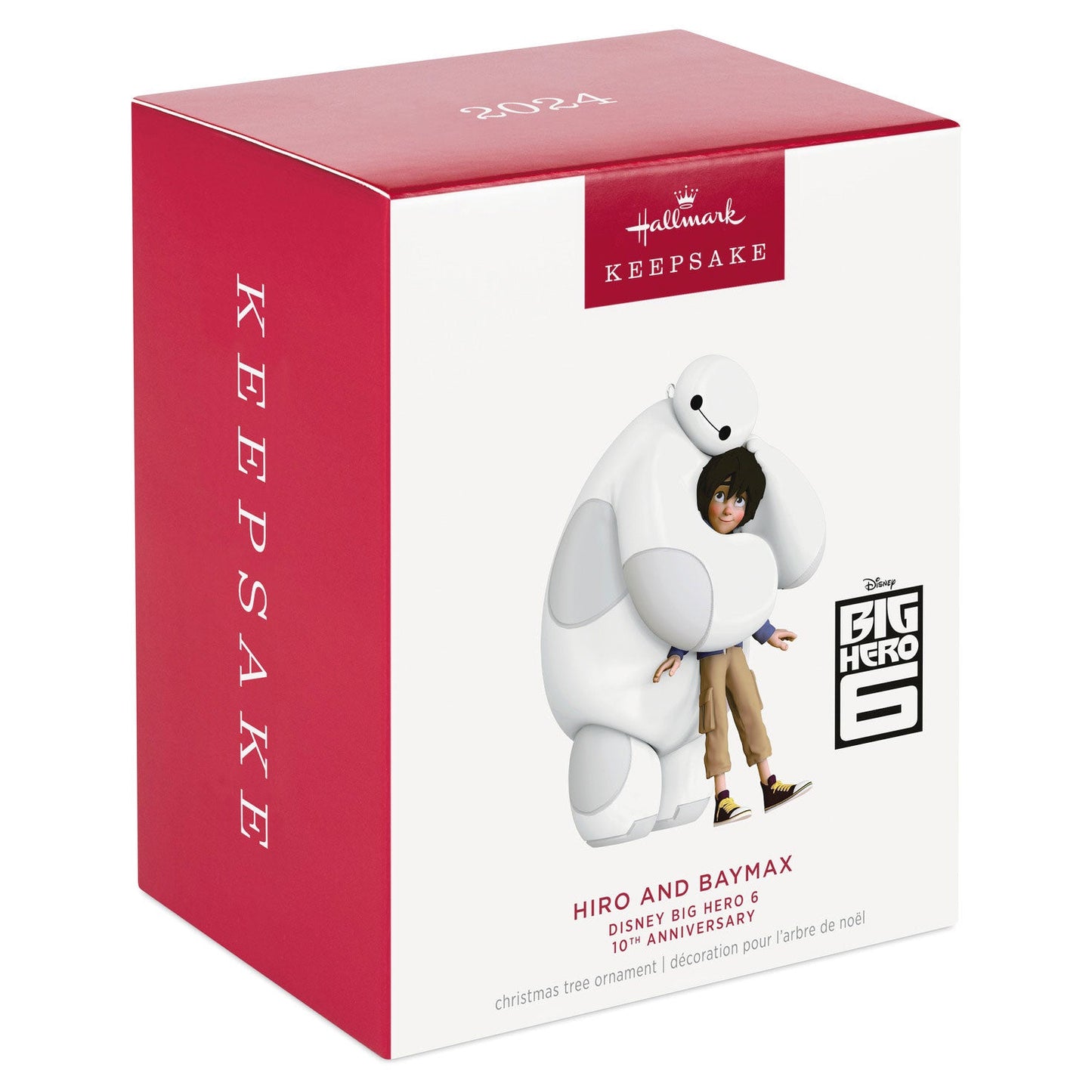 Disney Big Hero 6 10th Anniversary Hiro and Baymax 2024 Keepsake Ornament