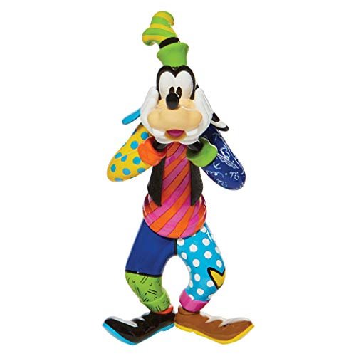 Disney by Romero Britto Goofy Figurine, 10.4 Inch