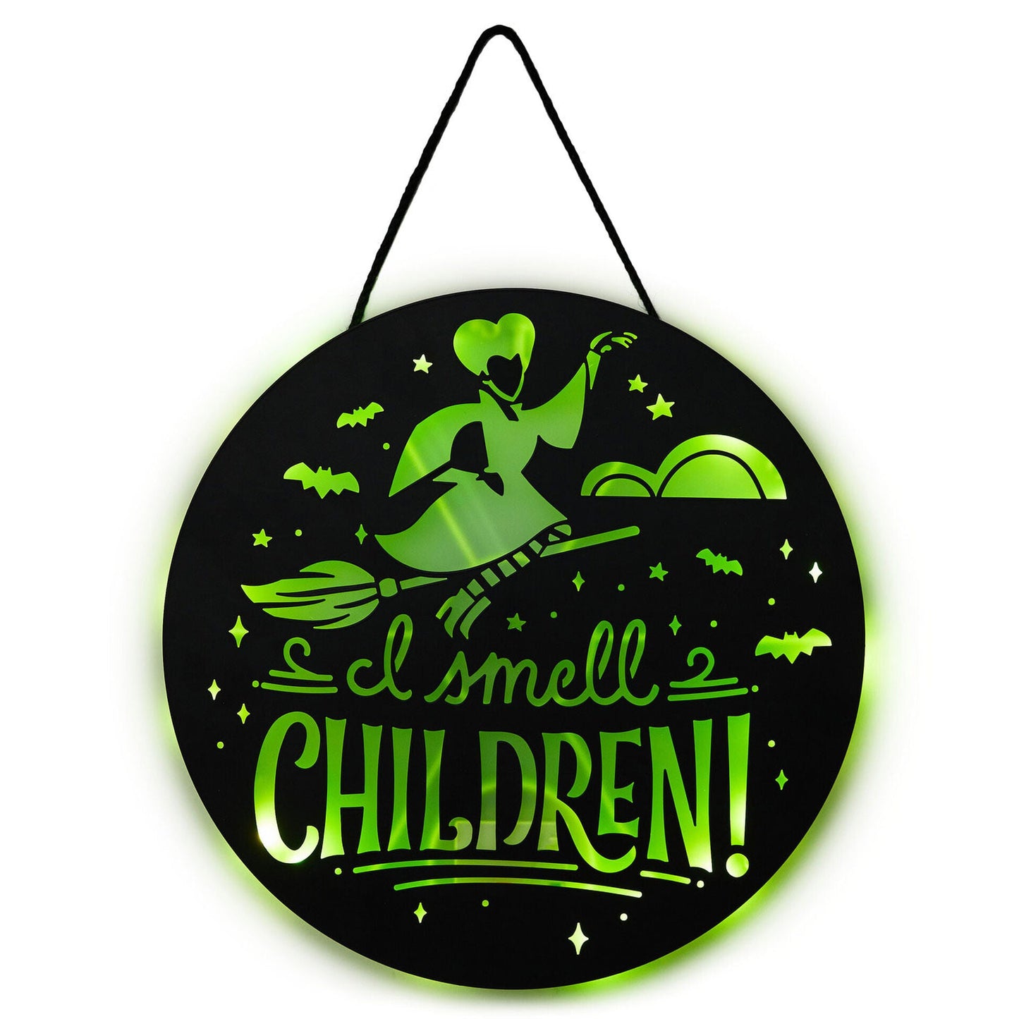 Disney Hocus Pocus I Smell Children Porch Decor With Light