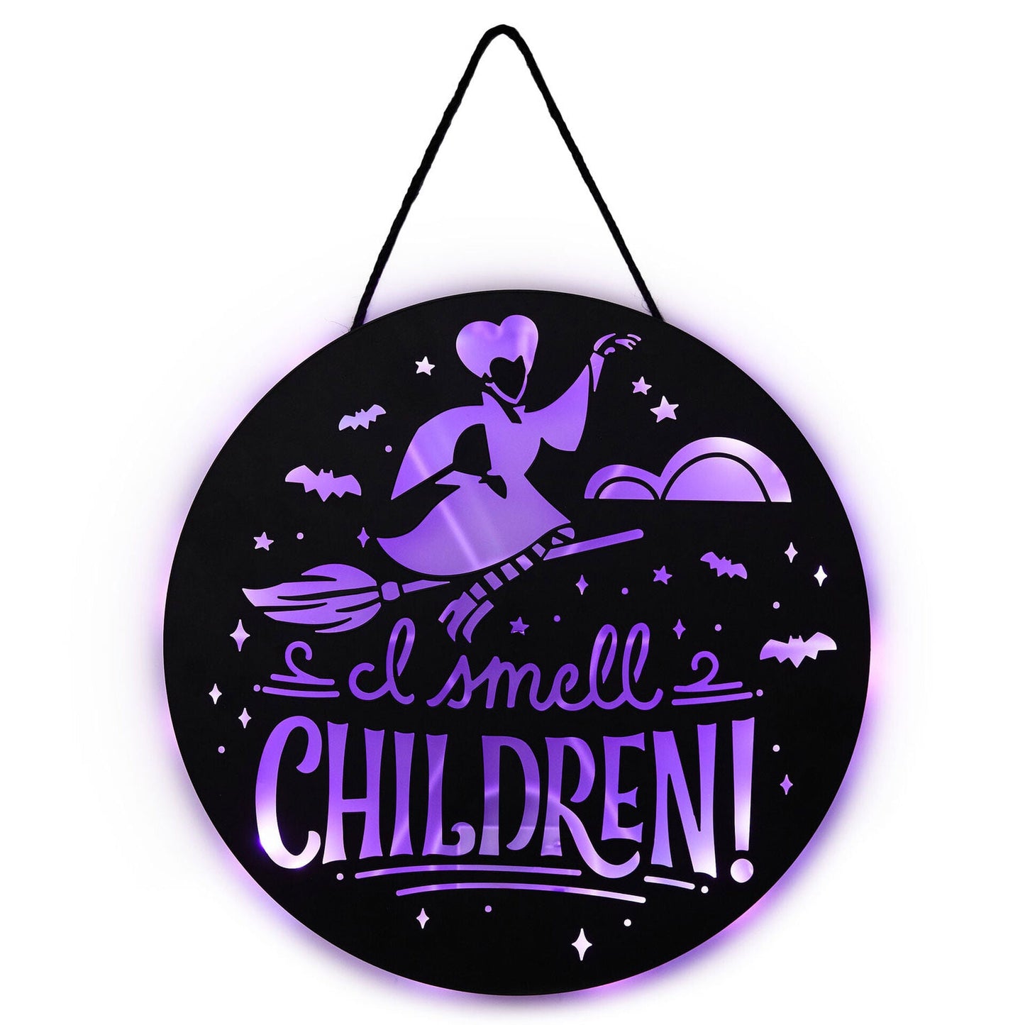 Disney Hocus Pocus I Smell Children Porch Decor With Light