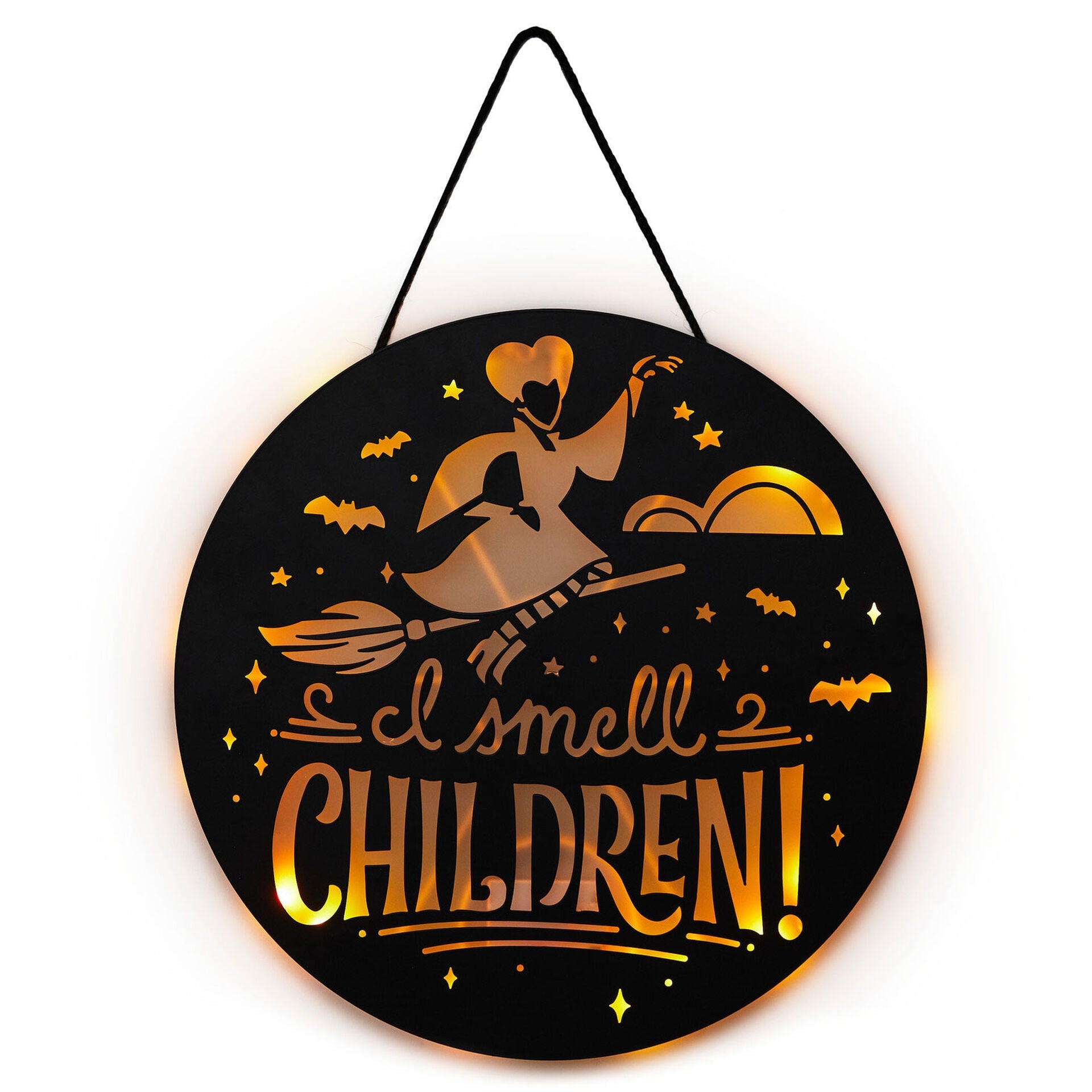 Disney Hocus Pocus I Smell Children Porch Decor With Light