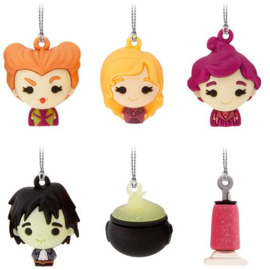 Disney Hocus Pocus Mini Ornaments, Shatterproof, Set of 6
