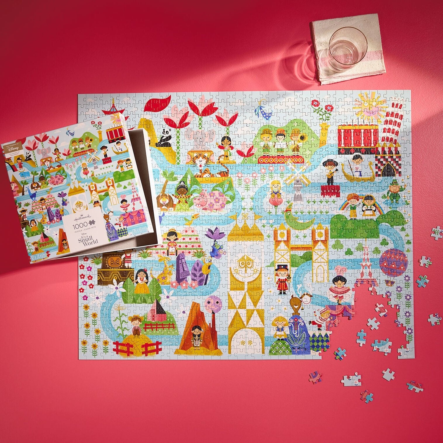 Disney It's a Small World Map 1000 - Piece Jigsaw Puzzle
