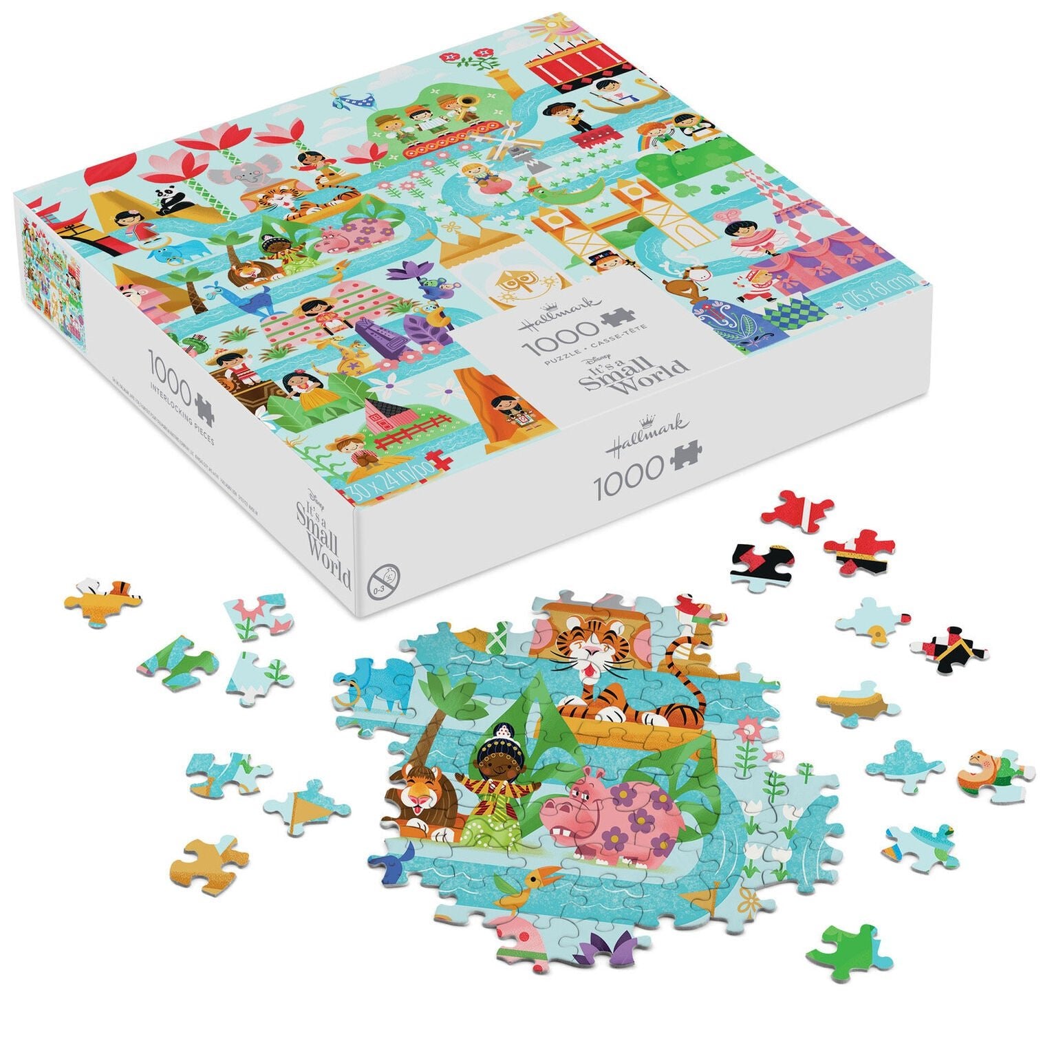 Disney It's a Small World Map 1000 - Piece Jigsaw Puzzle
