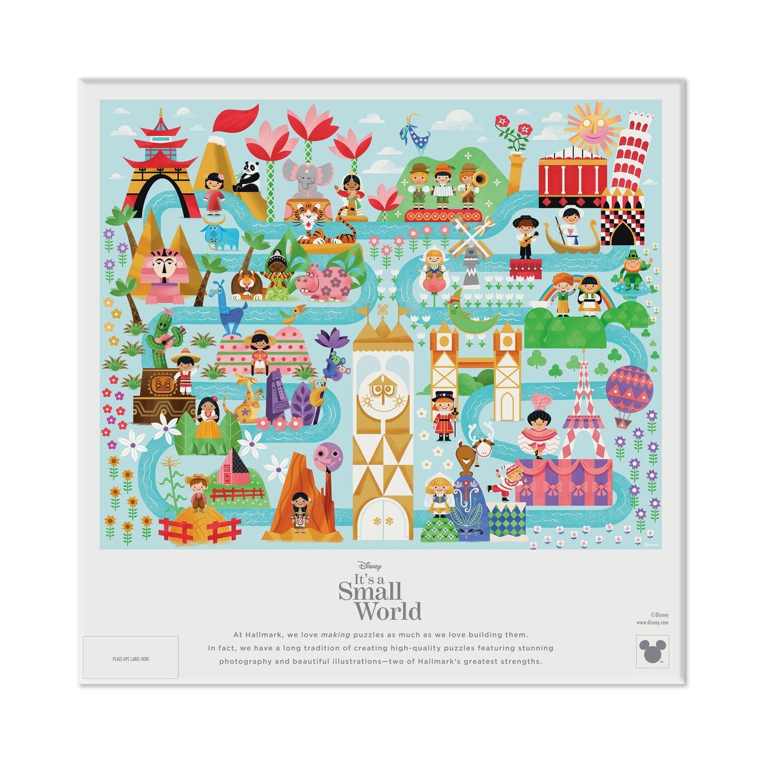 Disney It's a Small World Map 1000 - Piece Jigsaw Puzzle