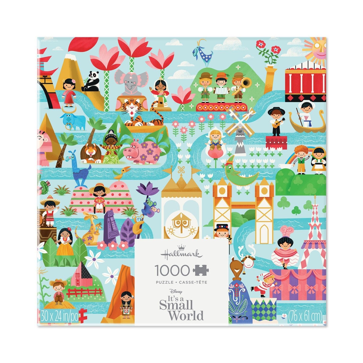 Disney It's a Small World Map 1000 - Piece Jigsaw Puzzle
