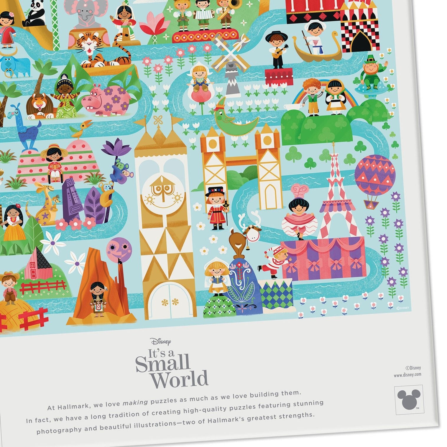 Disney It's a Small World Map 1000 - Piece Jigsaw Puzzle