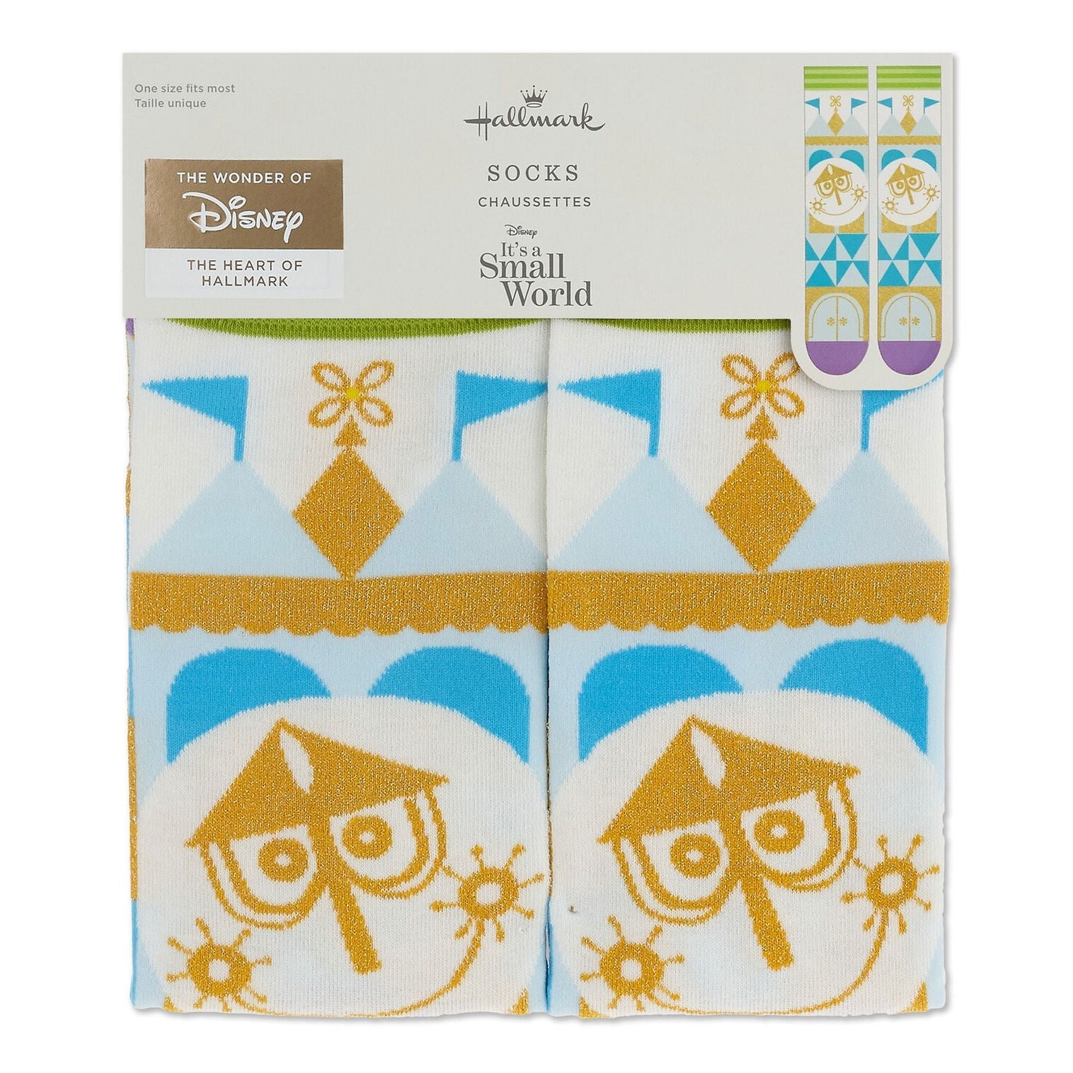 Disney It's a Small World Novelty Crew Socks