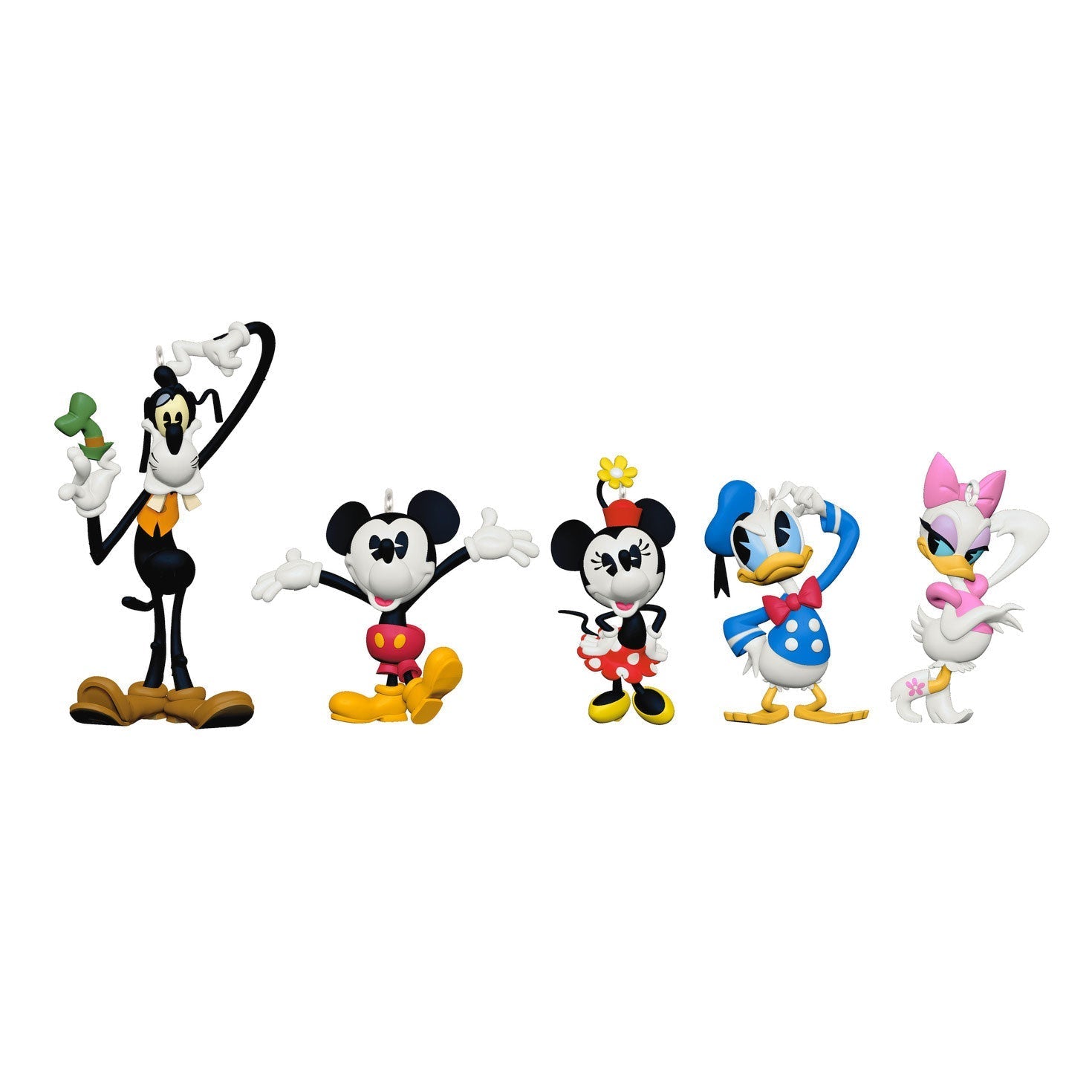 Disney Mickey and Friends Forever Friends 2024 Keepsake Ornament, Set of 5