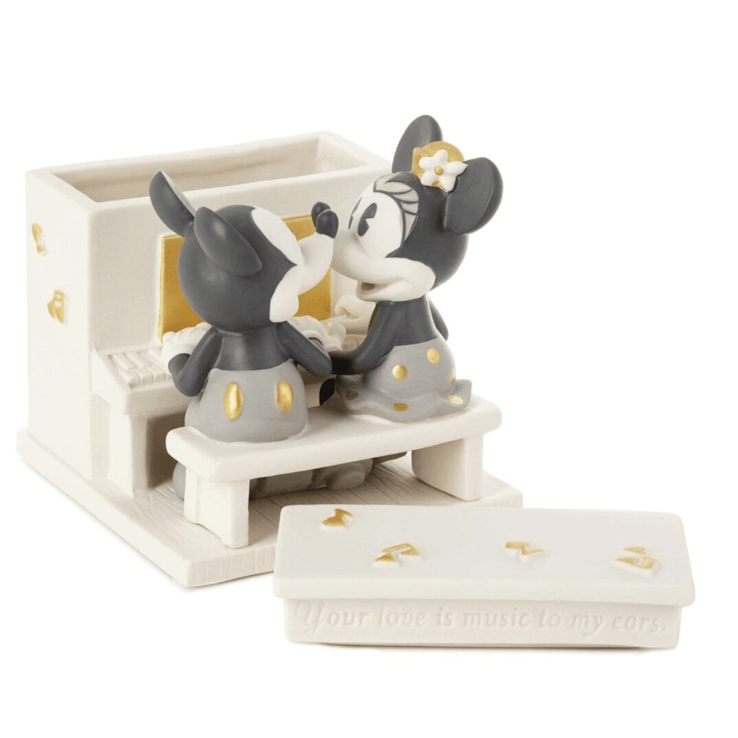 Disney Mickey and Minnie Music to My Ears Trinket Box