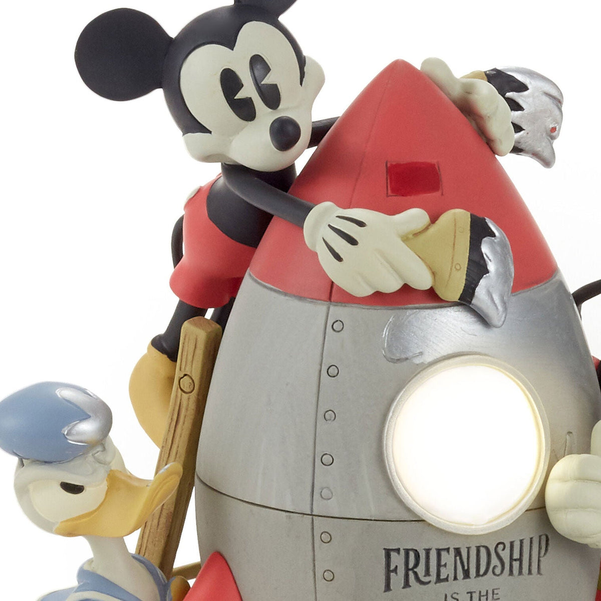Mickey Riley Rocket Disney Mickey Mouse and Friends Rocket Figurine With Light ...