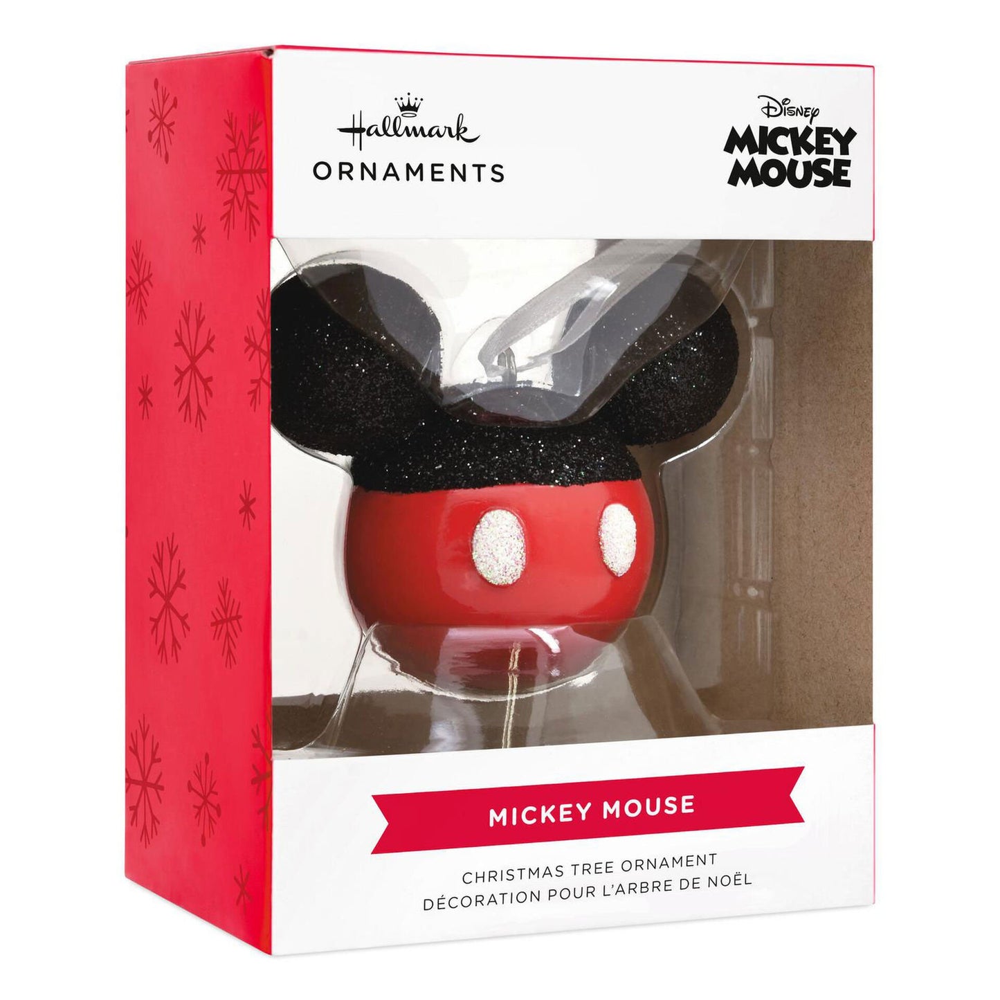 Disney Mickey Mouse Glittery Icon Hallmark Ornament