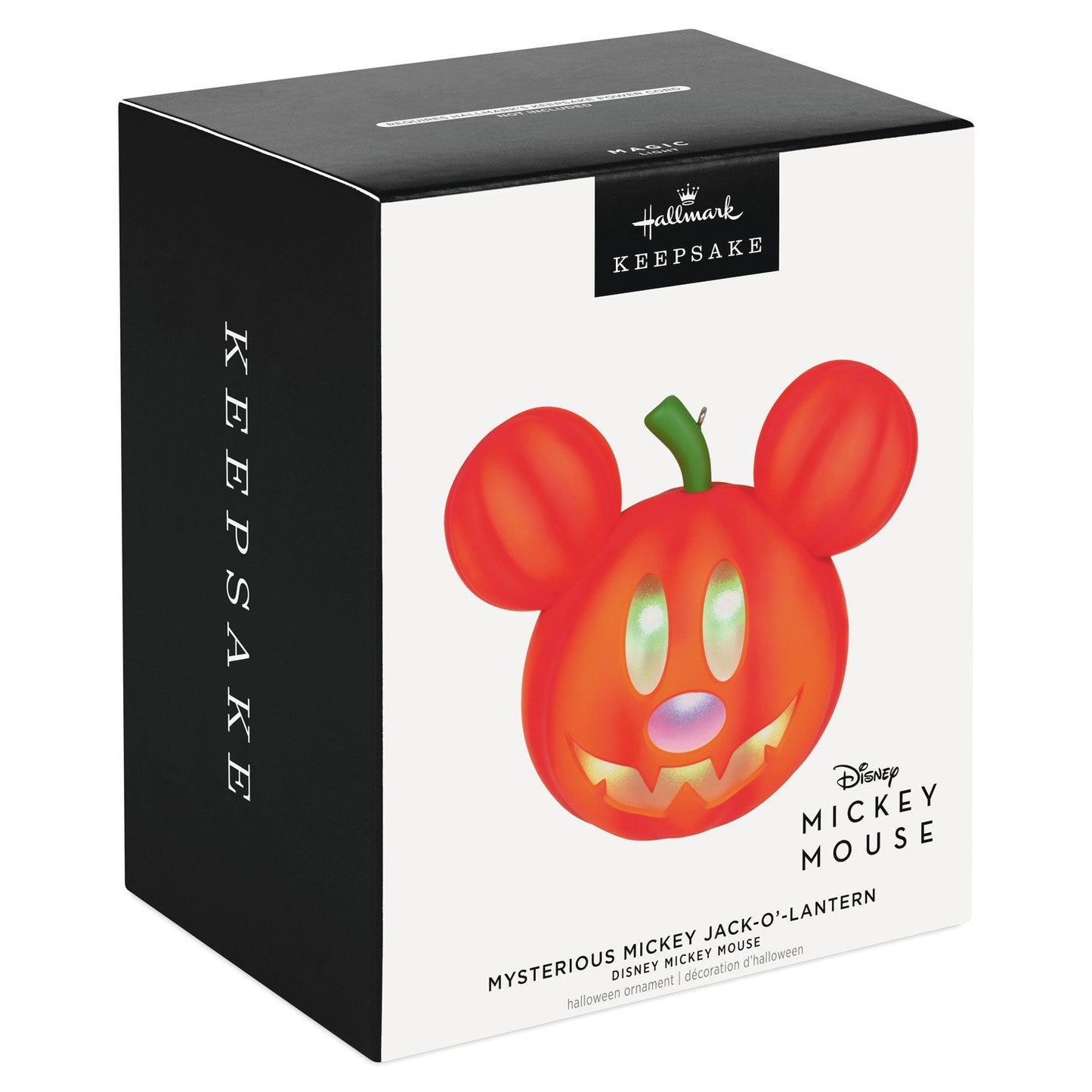 Disney Mickey Mouse Mysterious Mickey Jack o Lantern , 2023 Keepsake Ornament With Light