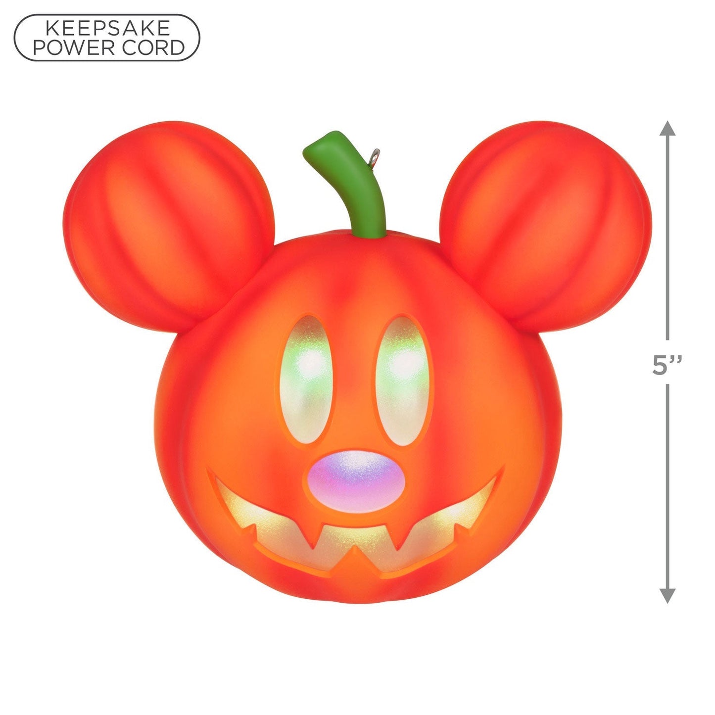 Disney Mickey Mouse Mysterious Mickey Jack o Lantern , 2023 Keepsake Ornament With Light