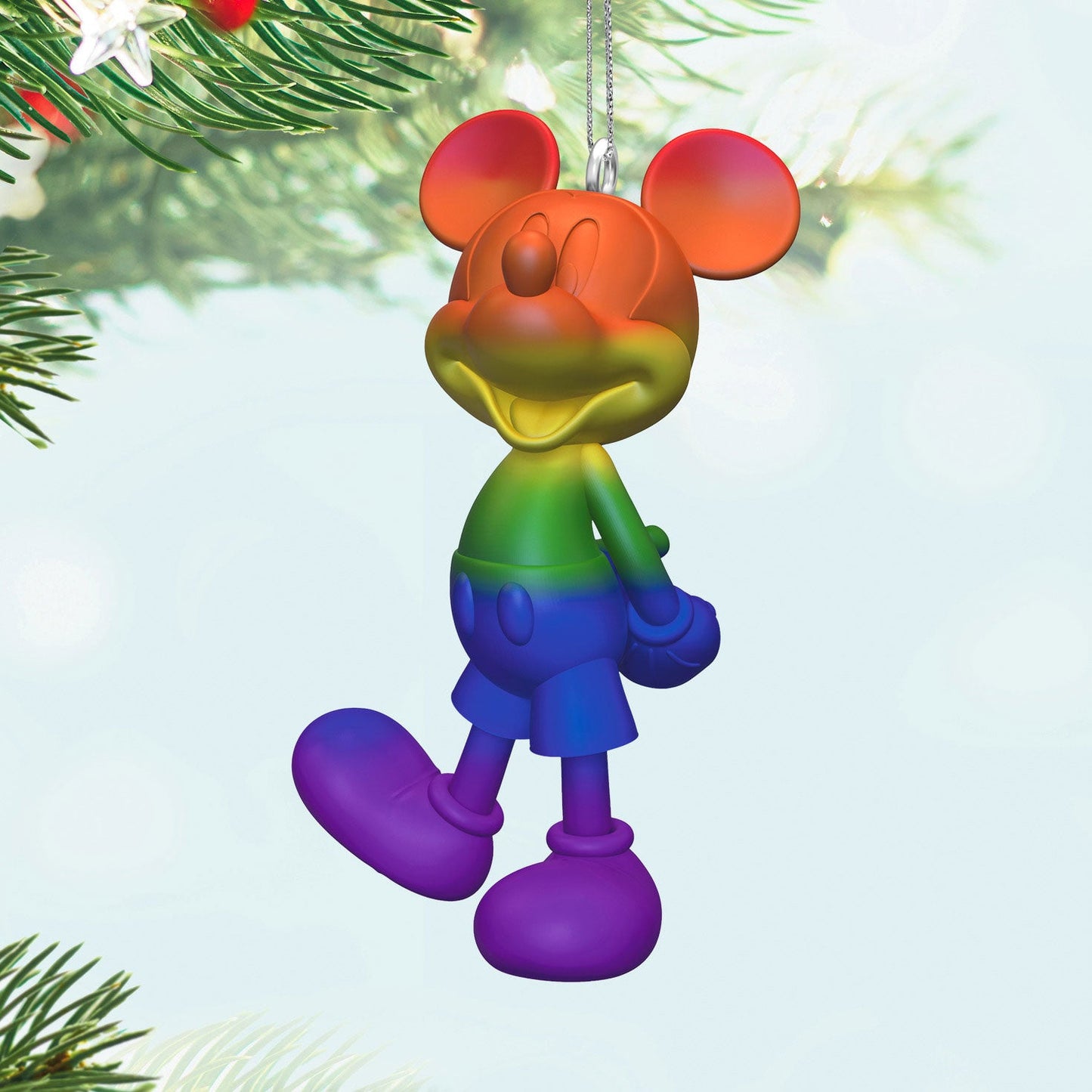 Disney Mickey Mouse Rainbow Mickey 2024 Keepsake Ornament