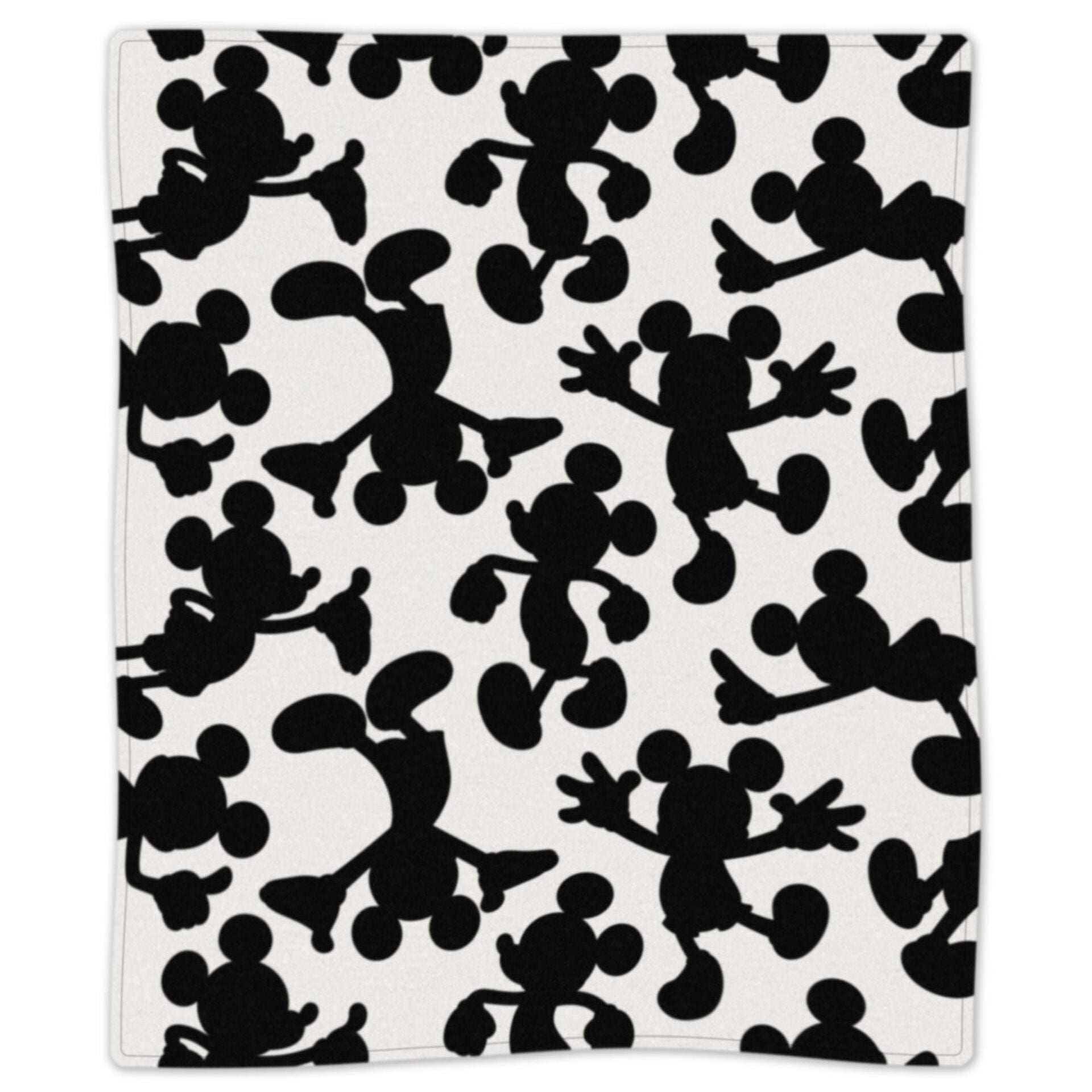 Disney Mickey Mouse Silhouette Throw Blanket