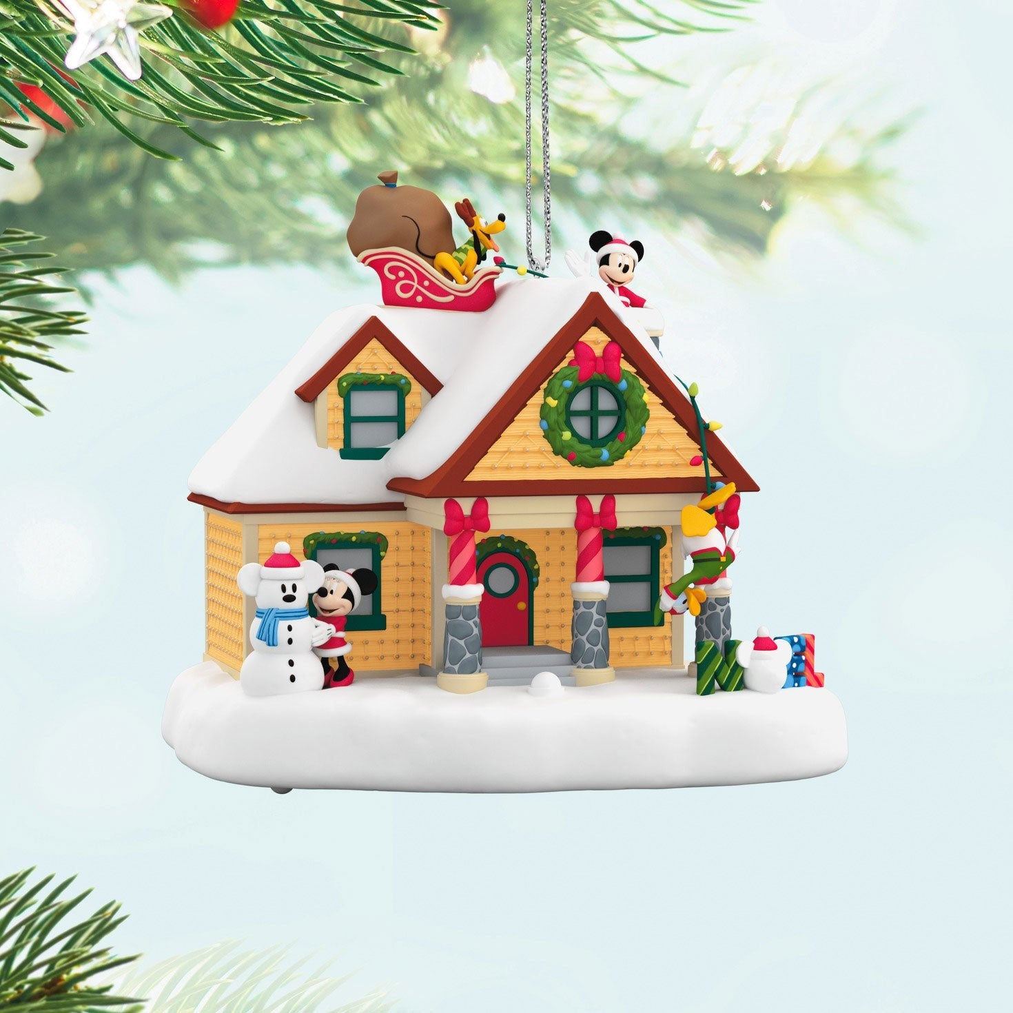 Disney Mickey Mouse The Merriest House in Town Musical 2024 Keepsake Ornament