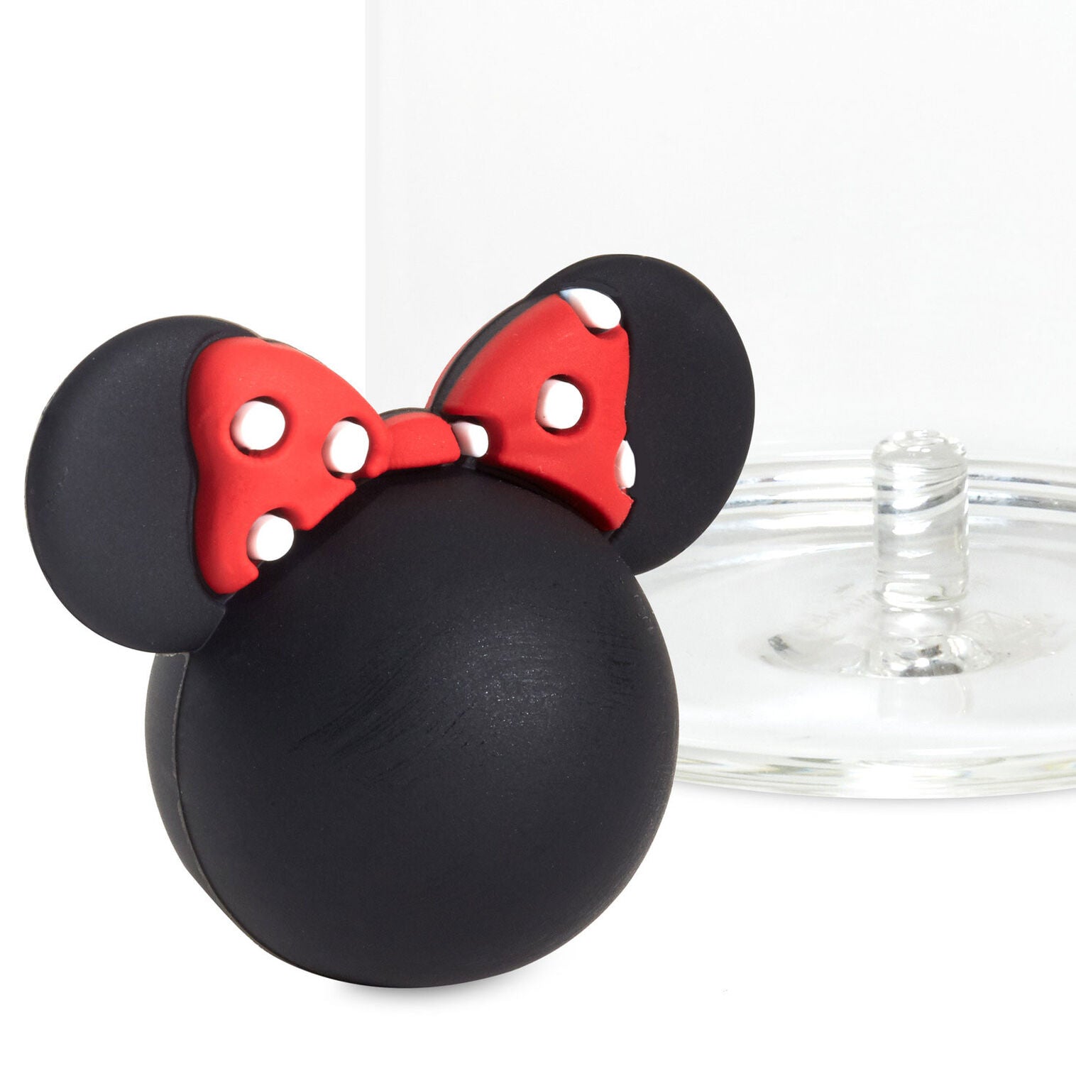 Disney Minnie Mouse Ears With Bow Charmers Silicone Charm